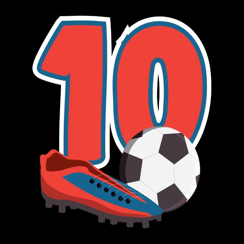 Fußball Geburtstag 10-Jährige Kindergeburtstag