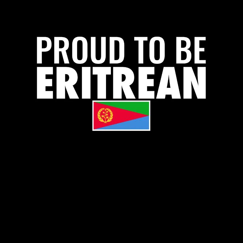 Fier d’être érythréen Érythrée Drapeau érythréen
