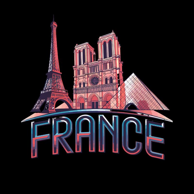 Frankreich Paris Eiffelturm Bonjour
