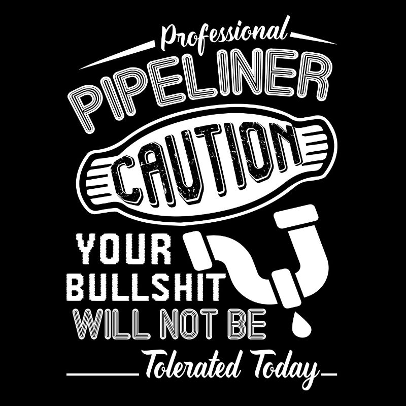 Professional Pipelayer Caution