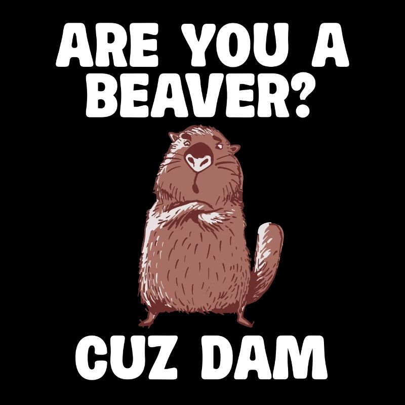 Bist Du Ein Biber? Denn Damm Spruch