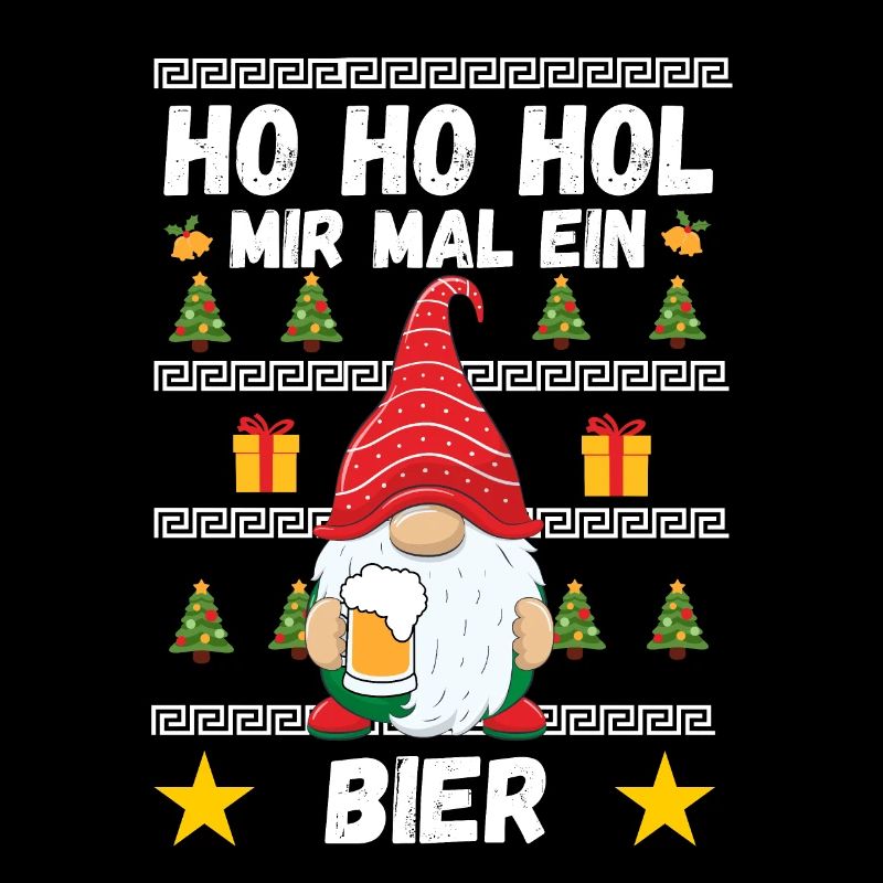 Noël Bière Gnome Marché de Noël Drôle