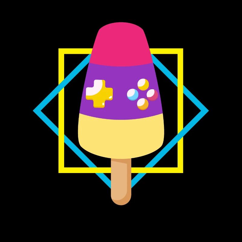 Eis Liebhaber Bunte Eiscreme Freude