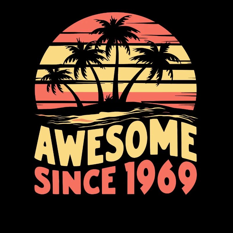 Awesome Since 1969 Birthday
