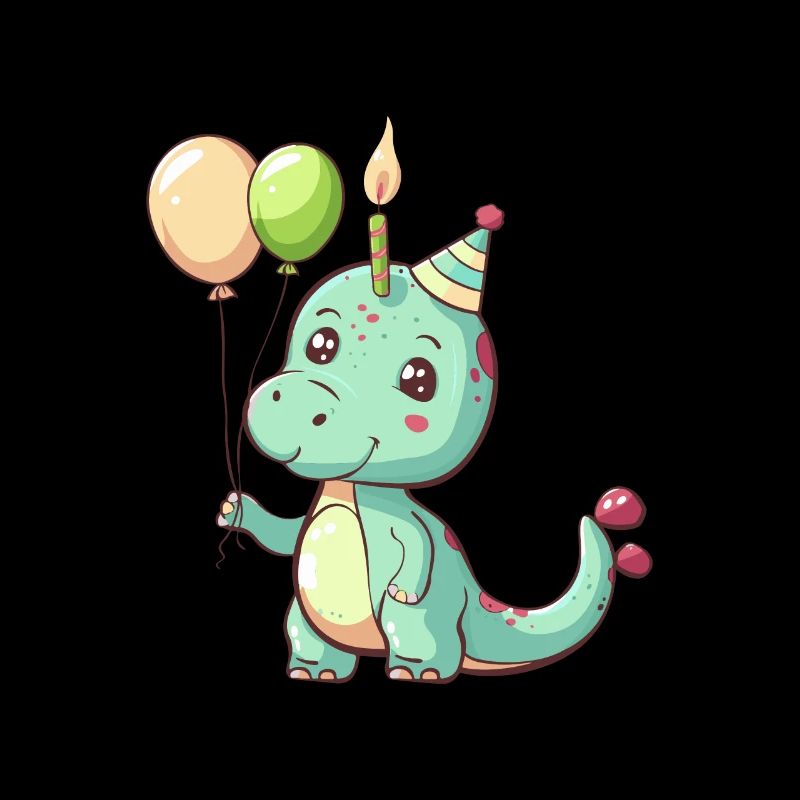 Dinosaurier brontosaurus Geburtstag Comic