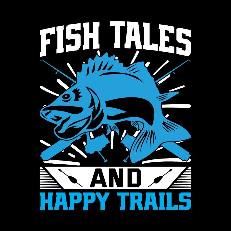 Fischmärchen und glückliche Pfade.