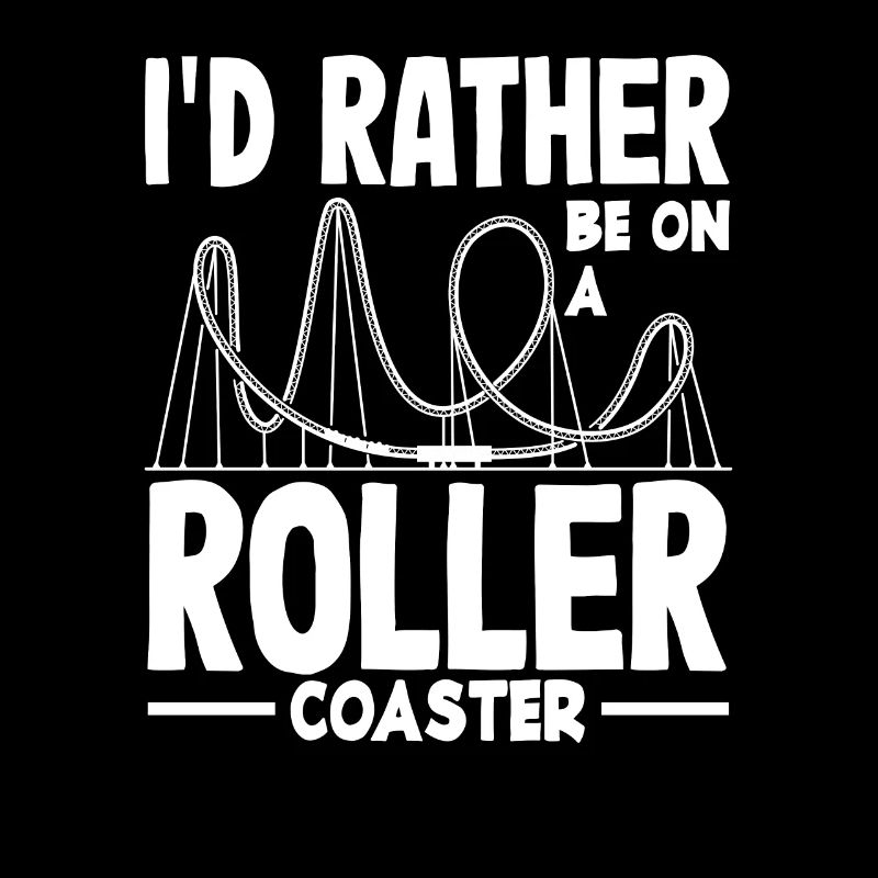 Roller Coaster Lieber Auf Einer Achterbahn