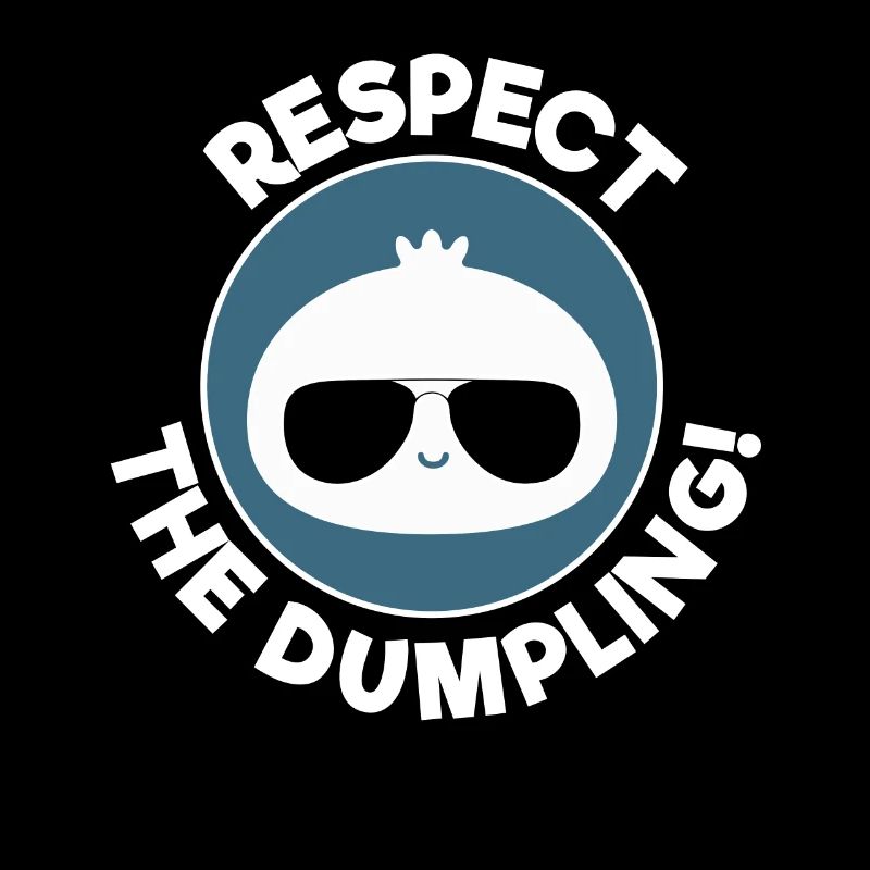 Respecter la boulette Cool Dumpling Illustration