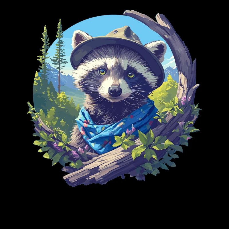 Waschbären Waschbär