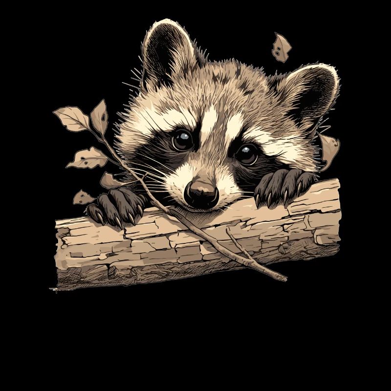 Waschbären Waschbär