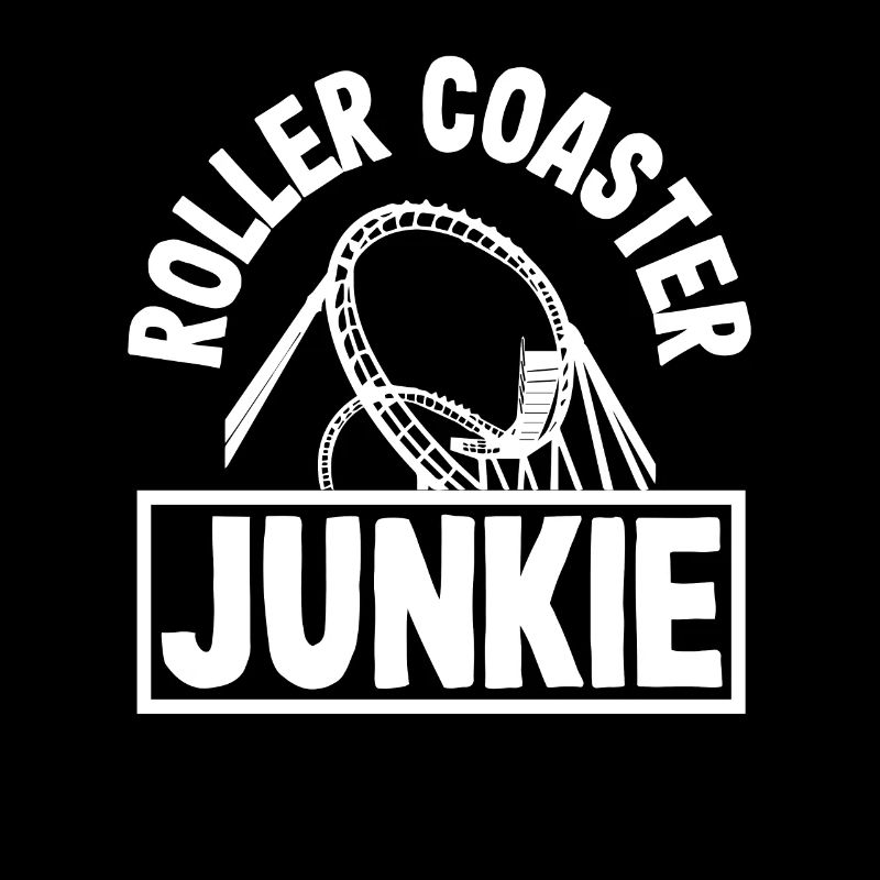 Roller coaster junkie for adrenaline lovers