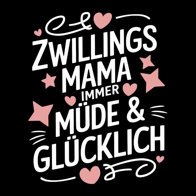 Zwillingsmama Zwillings Mutter, Mama von Zwillinge
