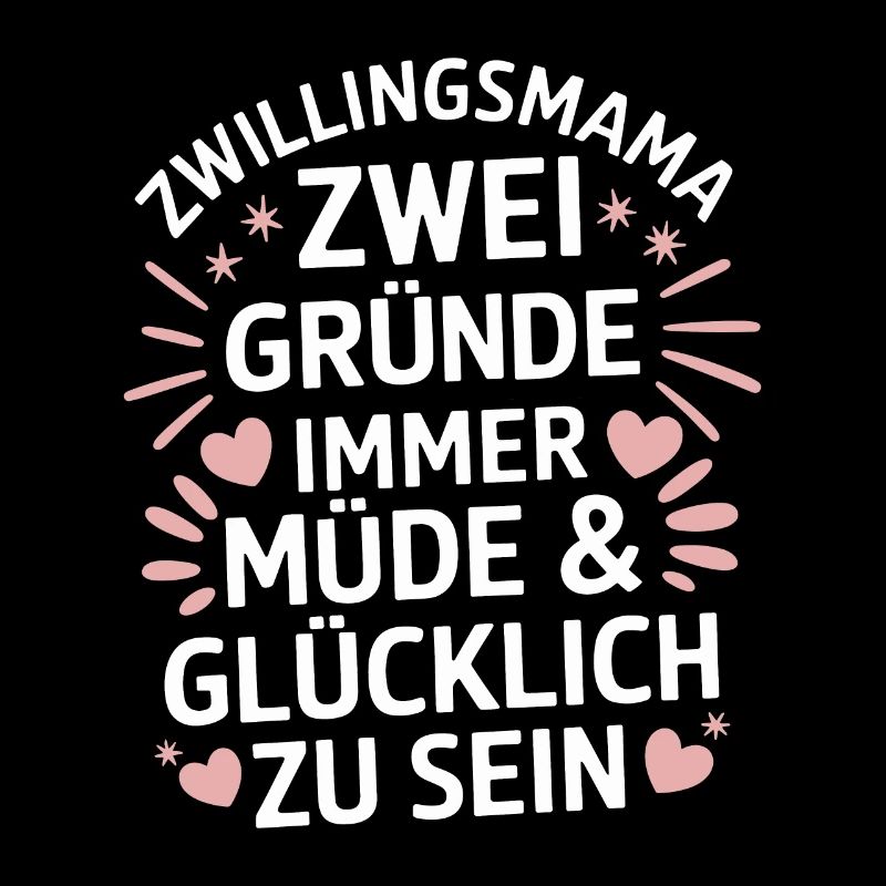 Zwillingsmama Zwillings Mutter, Mama von Zwillinge