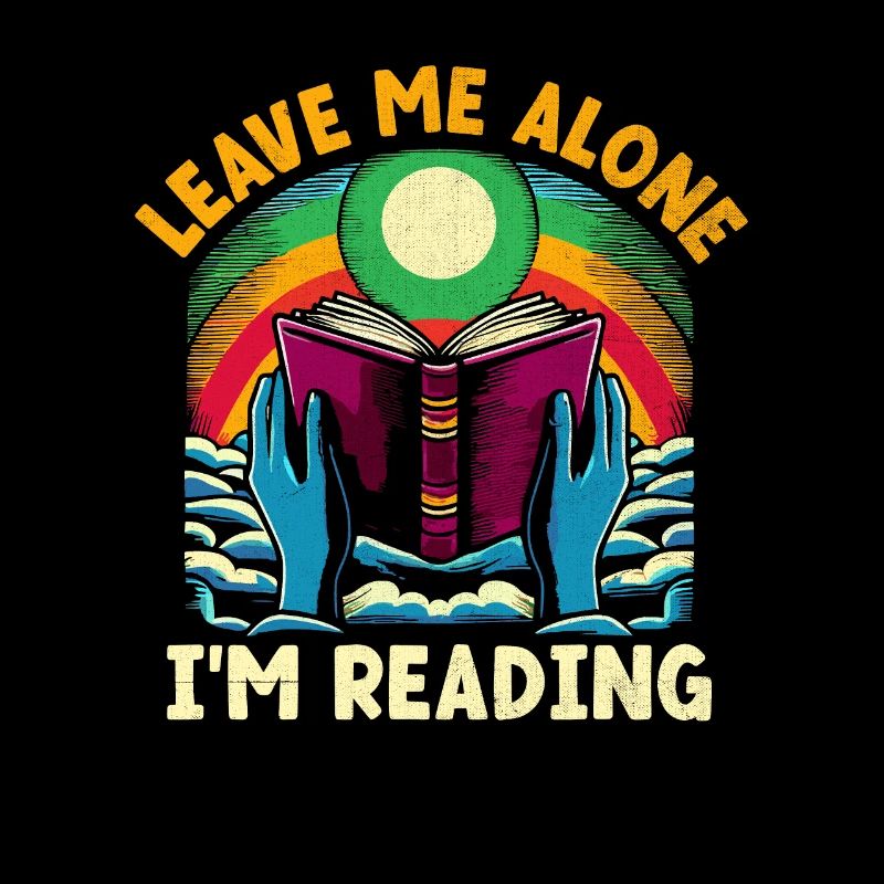 Lass mich in Ruhe, ich lese das Buch Bookworm