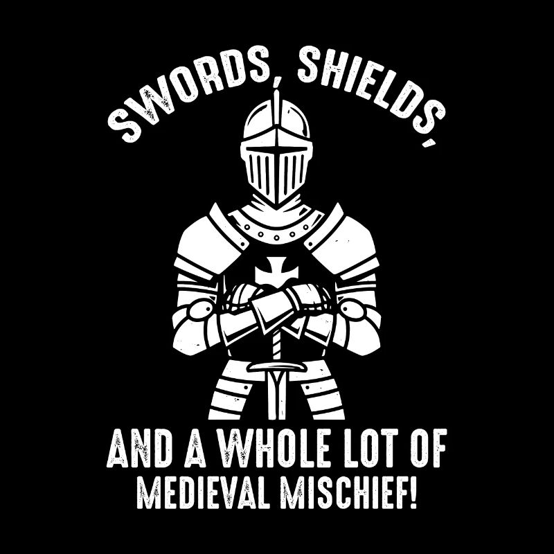 Schwerter, Schilde und eine ganze Menge mittelalterlicher Witze