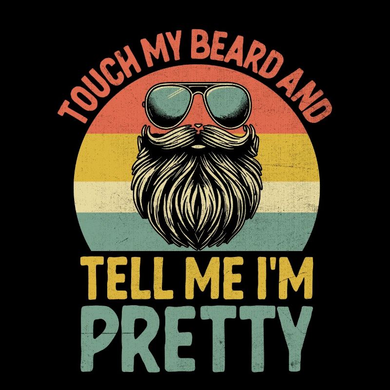 Berühre meinen Bart und sag mir, dass ich ein hübscher Bartmann bin