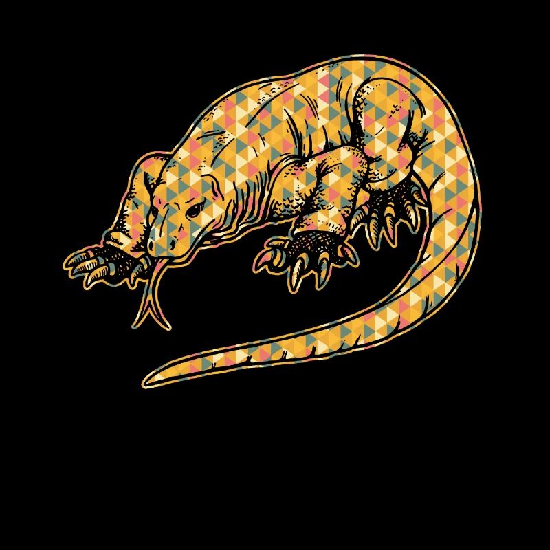 Komodo dragon Komodo dragon Geometric