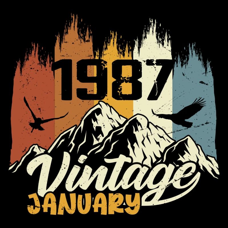 Anniversaire Janvier 1987 - Cadeau Janvier 1987