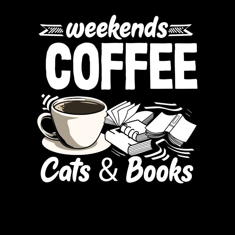 Kaffee Liebhaber Wochenende: Katzen Und Bücher