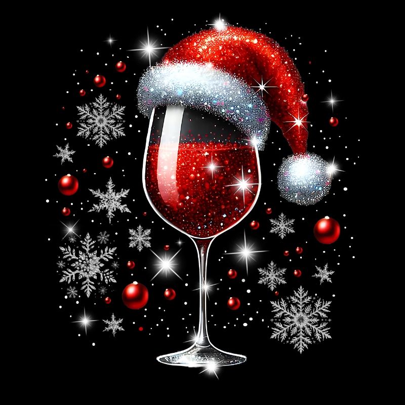 Christmas Red Wine Wine Lover Santa Gift