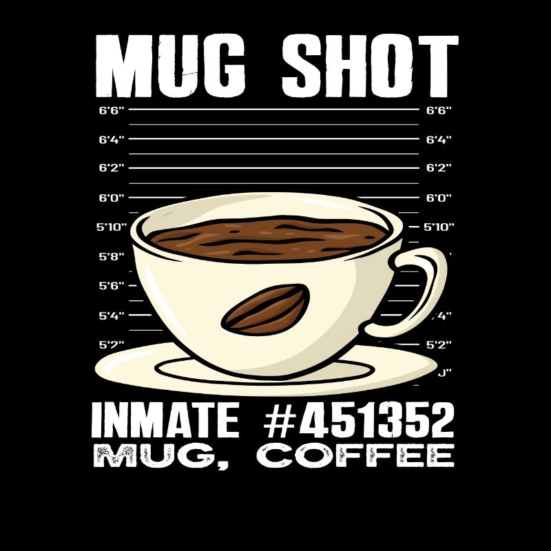 Coffee Lovers Mug Shot Inmate Design