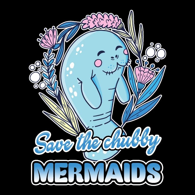 Manatee Save Chubby Mermaids