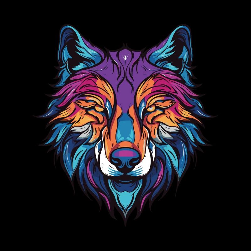 Portrait de loup