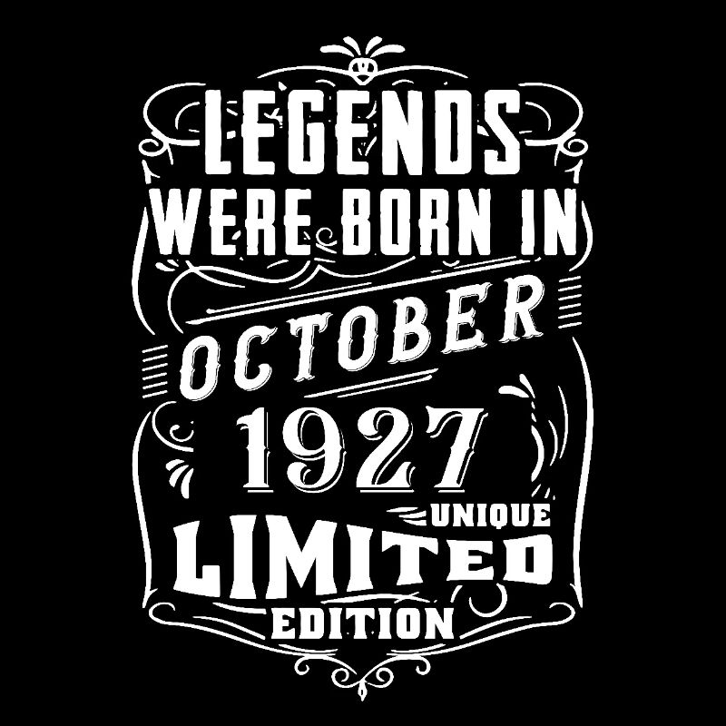 Anniversaire Octobre 1927 Édition Limitée Légende