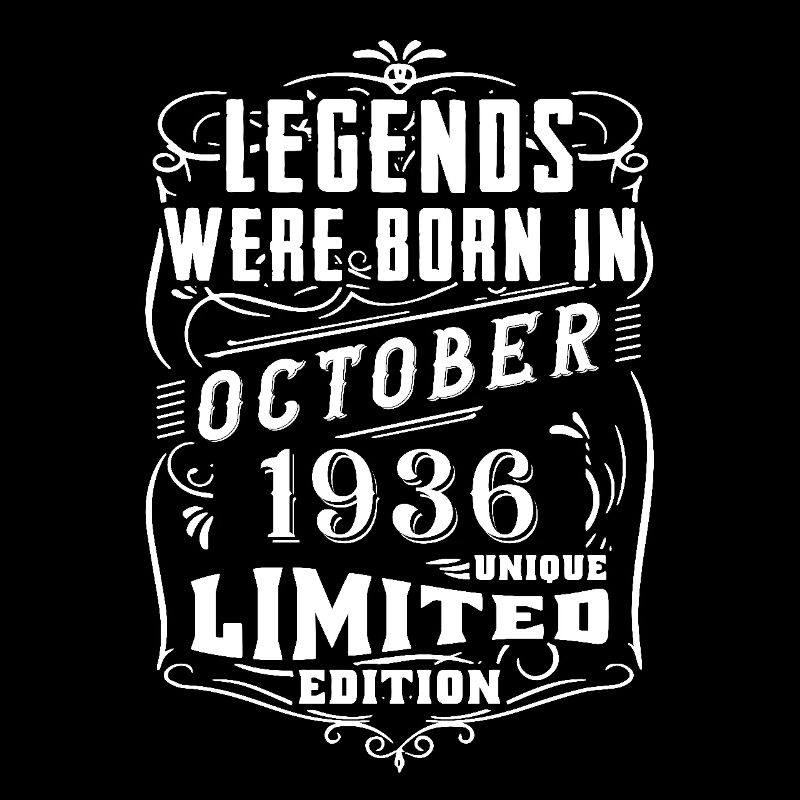 Anniversaire Octobre 1936 Edition Limitée Légende