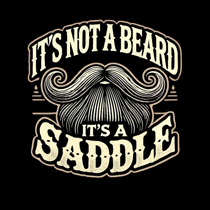 Es ist kein Bart, es ist ein Sattel