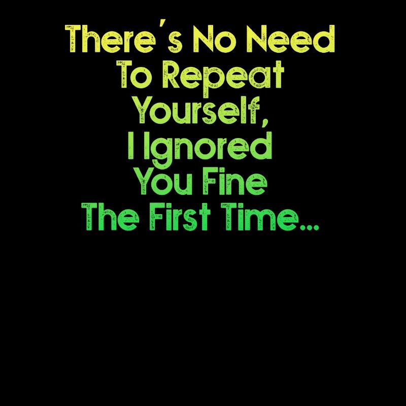 Il n’est pas nécessaire de se répéter