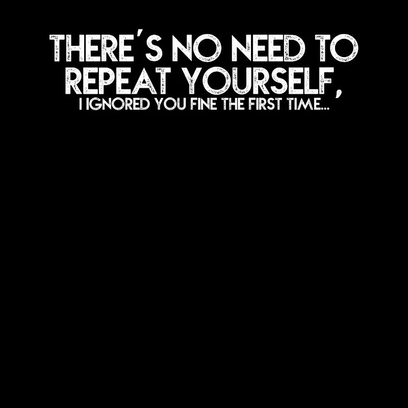 Il n’est pas nécessaire de se répéter