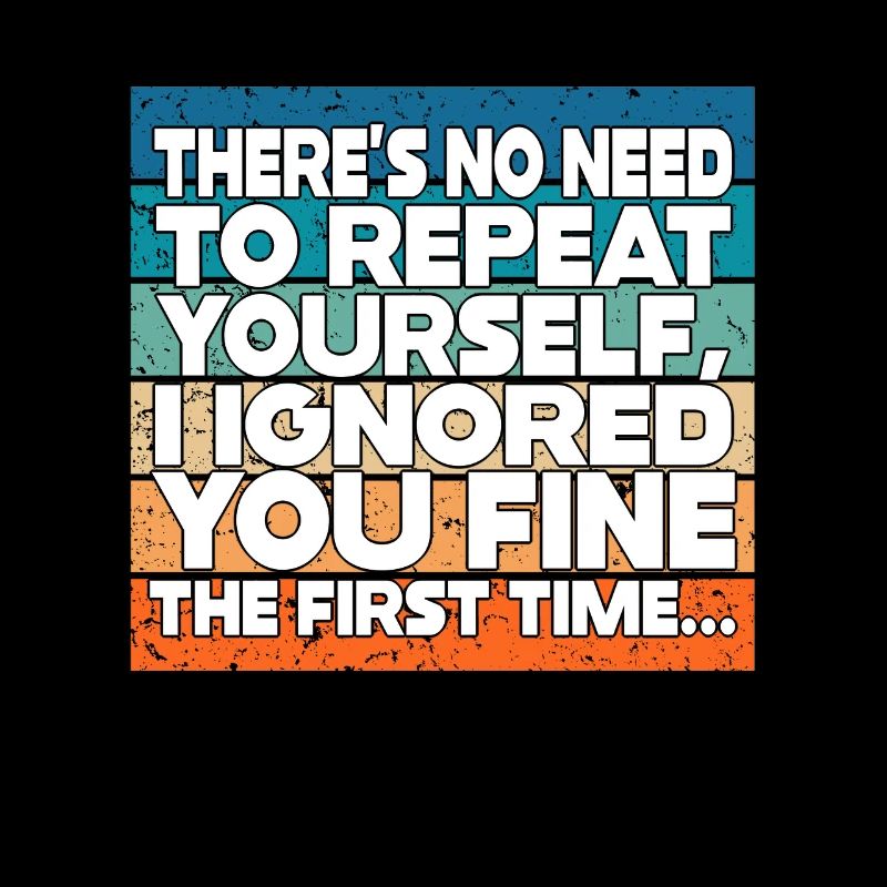 Il n’est pas nécessaire de se répéter