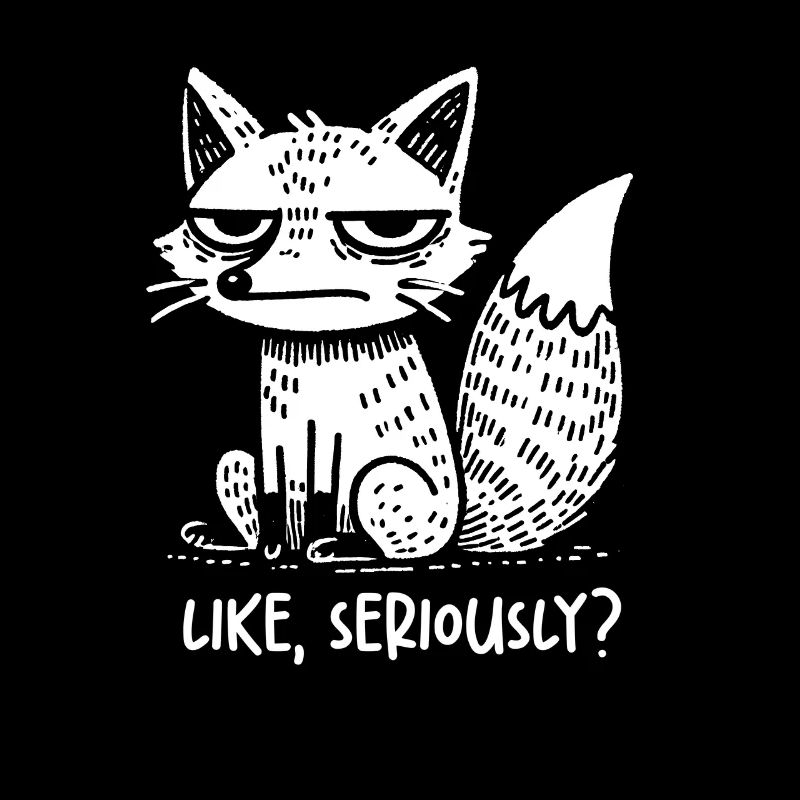 Fox Unamused Like Seriously Judging Sarcastic
