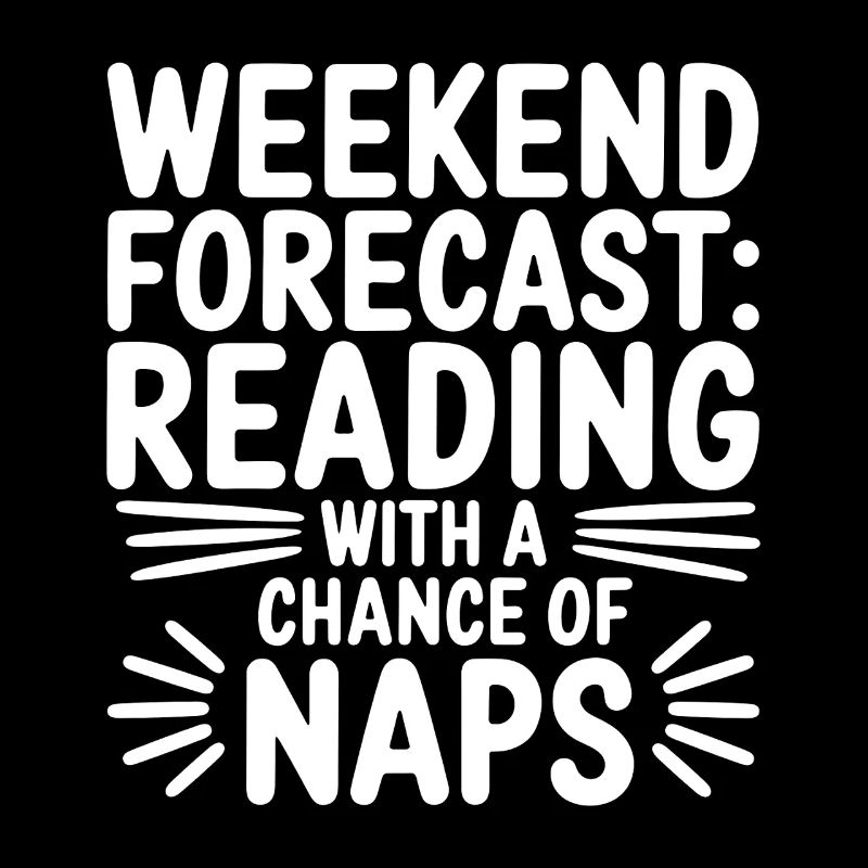 Wochenendvorhersage-Lesung mit der Möglichkeit eines Nickerchens
