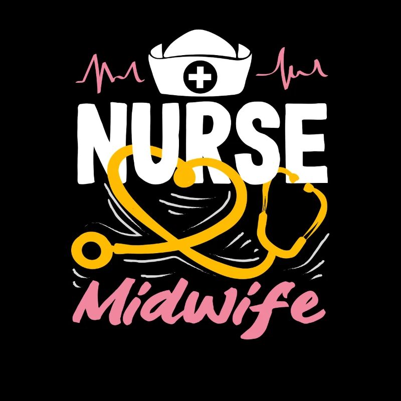Krankenschwester Hebamme Design