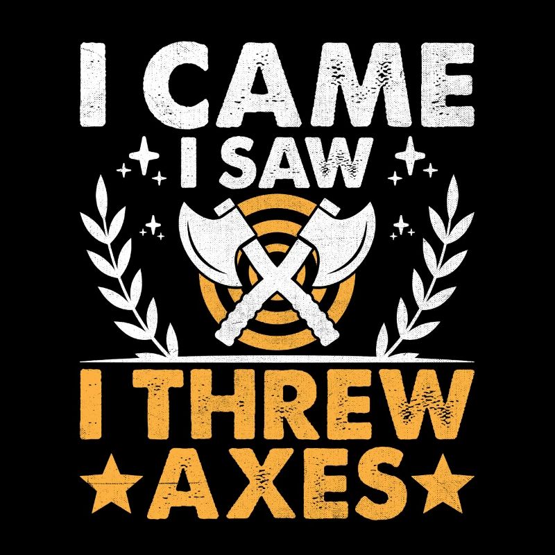 Ich kam, ich sah, ich warf Äxte, Axtwerfen, Beil
