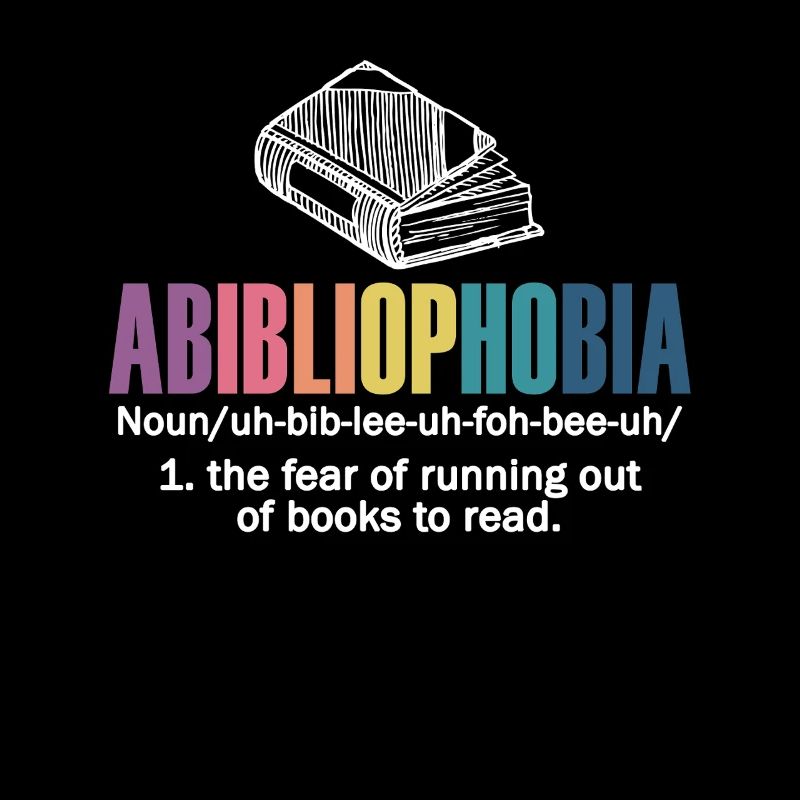 Abibliophobia Bookworm Reading Books