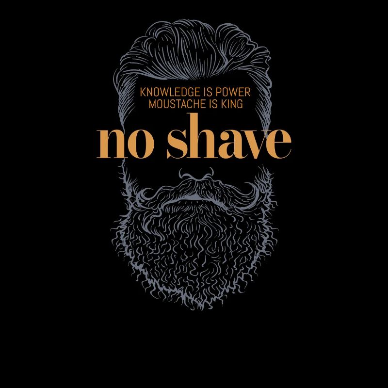 No Shave Beard Graphic Design No Shave Beard Graphic