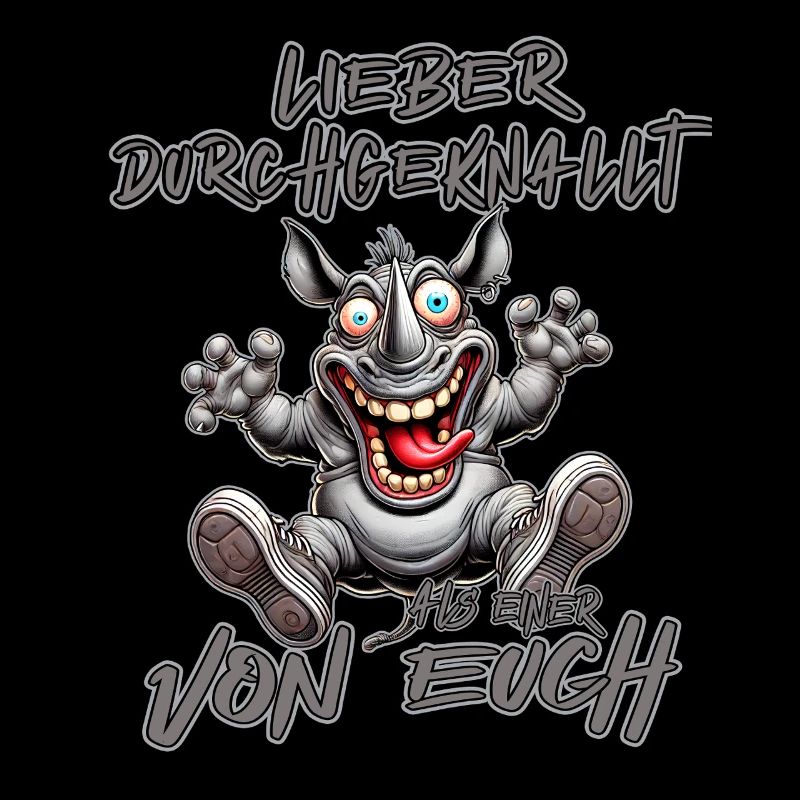 Nashorn Lieber durchgeknallt als einer von euch