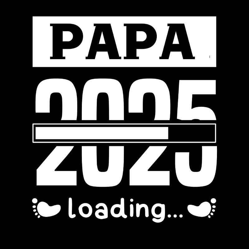 Papa 2025 werdener Vater Vati Geschenk