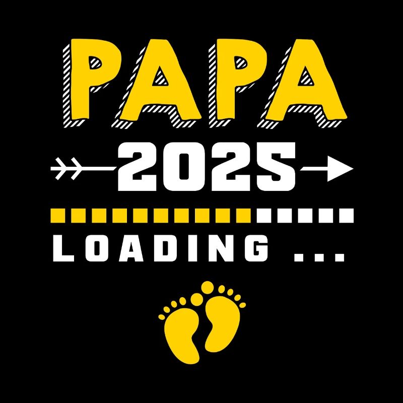 Papa 2025 werdener Vater Vati Geschenk