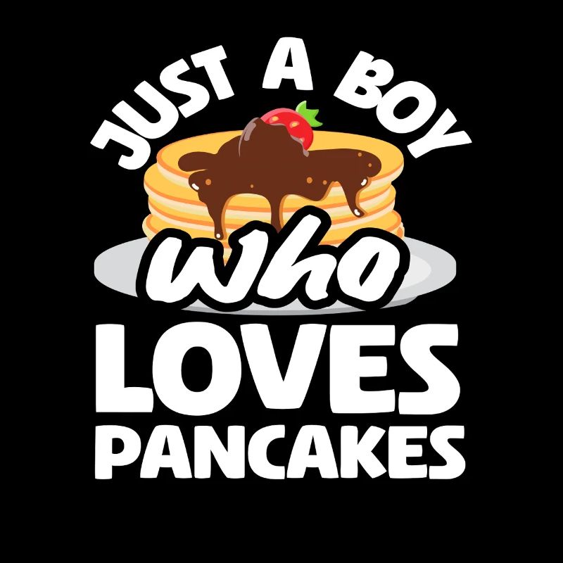 A boy who loves pancakes