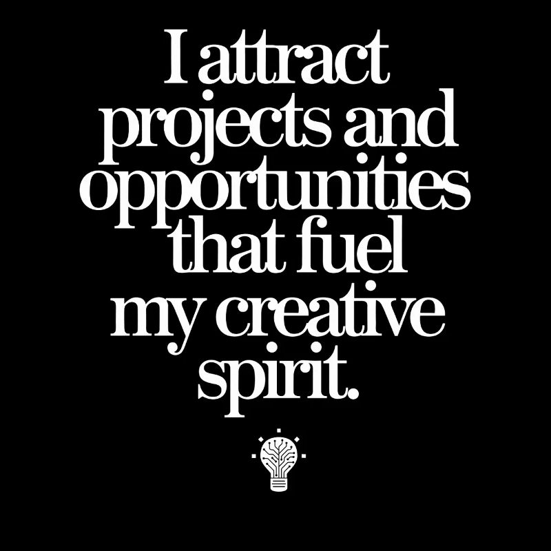 I attract projects and opportunities that mine