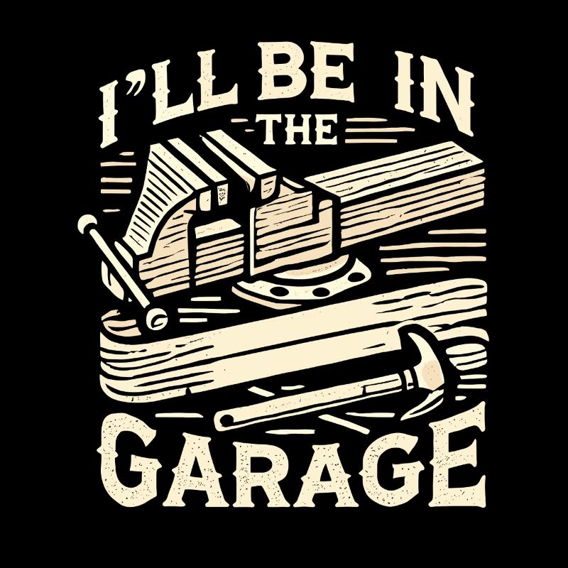 Ich werde in der Garage sein