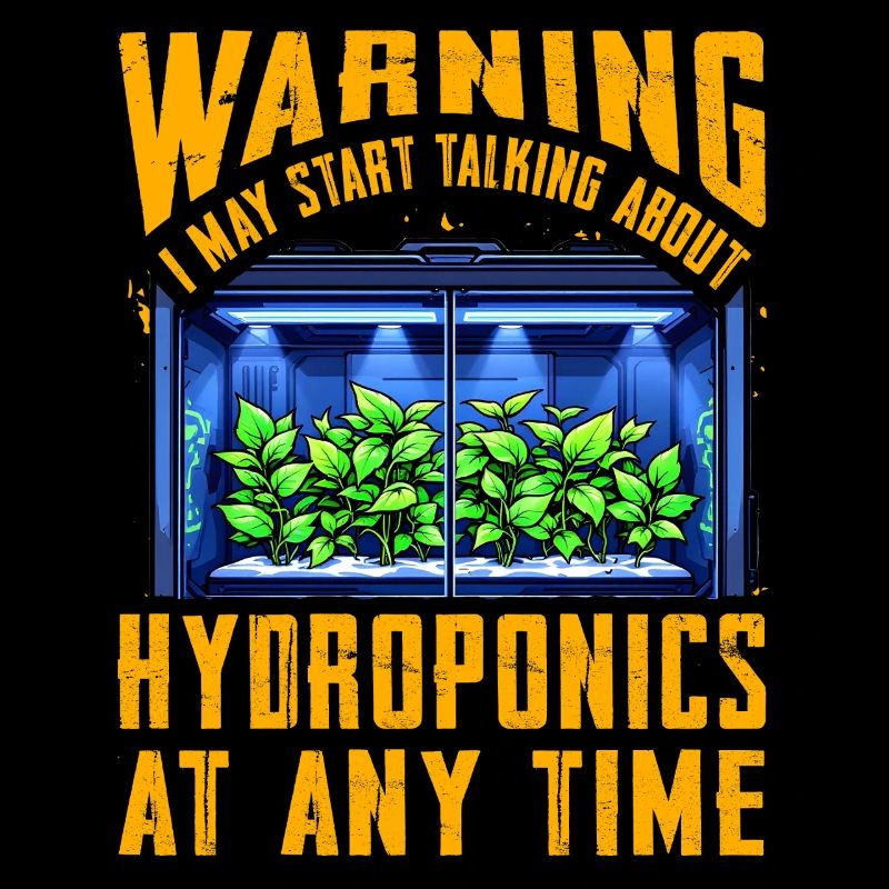 Attention : je peux commencer à parler de l’hydroponie