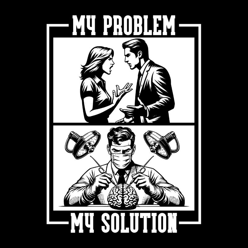 Neurosurgeon My Problem My Solution Pictogram Dad