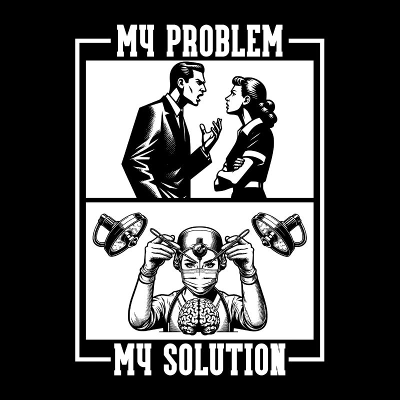 Neurosurgeon My Problem My Solution Pictogram Mom