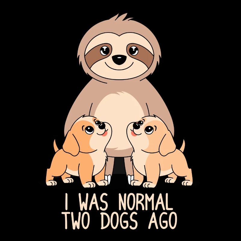 J’étais normal devant deux chiens - Drôle de paresseux