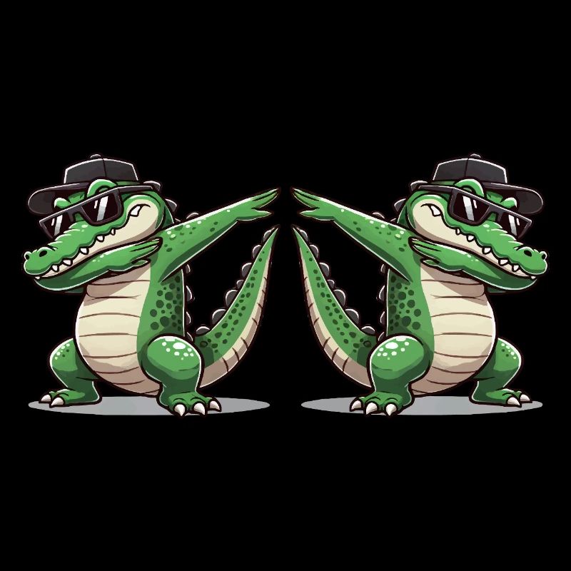 Crocodile Comic Dabbing 2